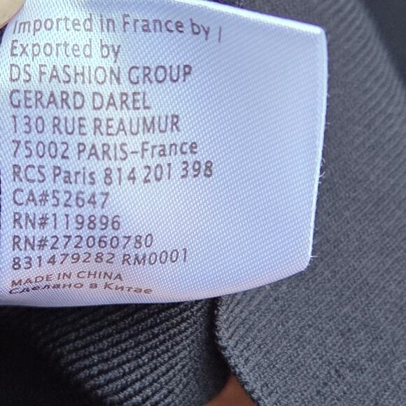 Gerard Darel black knit open front cardigan basics staple Minimalist - Picture 5 of 6